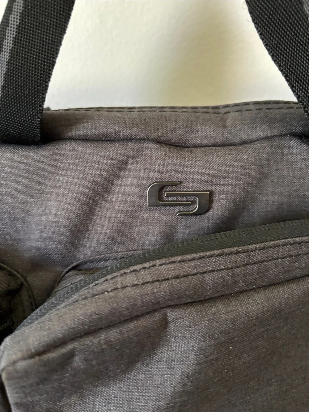 solo Gray Men's Laptop Backpack with Front Organizer Pockets
